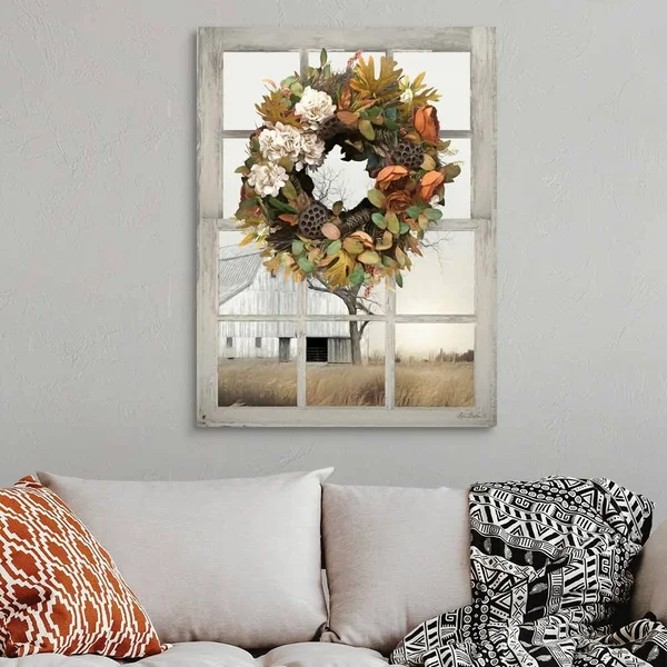 Fall Window View I, Canvas Wall Art, 30x40, Great Big Canvas
