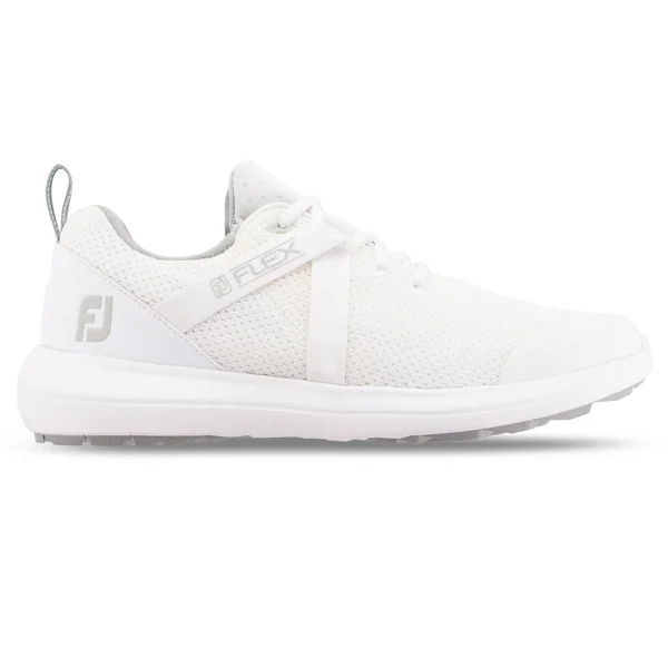 FootJoy Women's Flex Golf Shoes, Size: 6.5 Wide, White