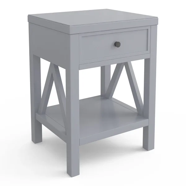 The Gray Barn Latigo Acacia Wood End Table - Turquoise