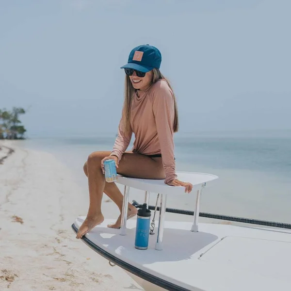 Women's Bamboo Weekender Hoody Blue Mist, XXL, Blue Mist, by Free Fly Apparel