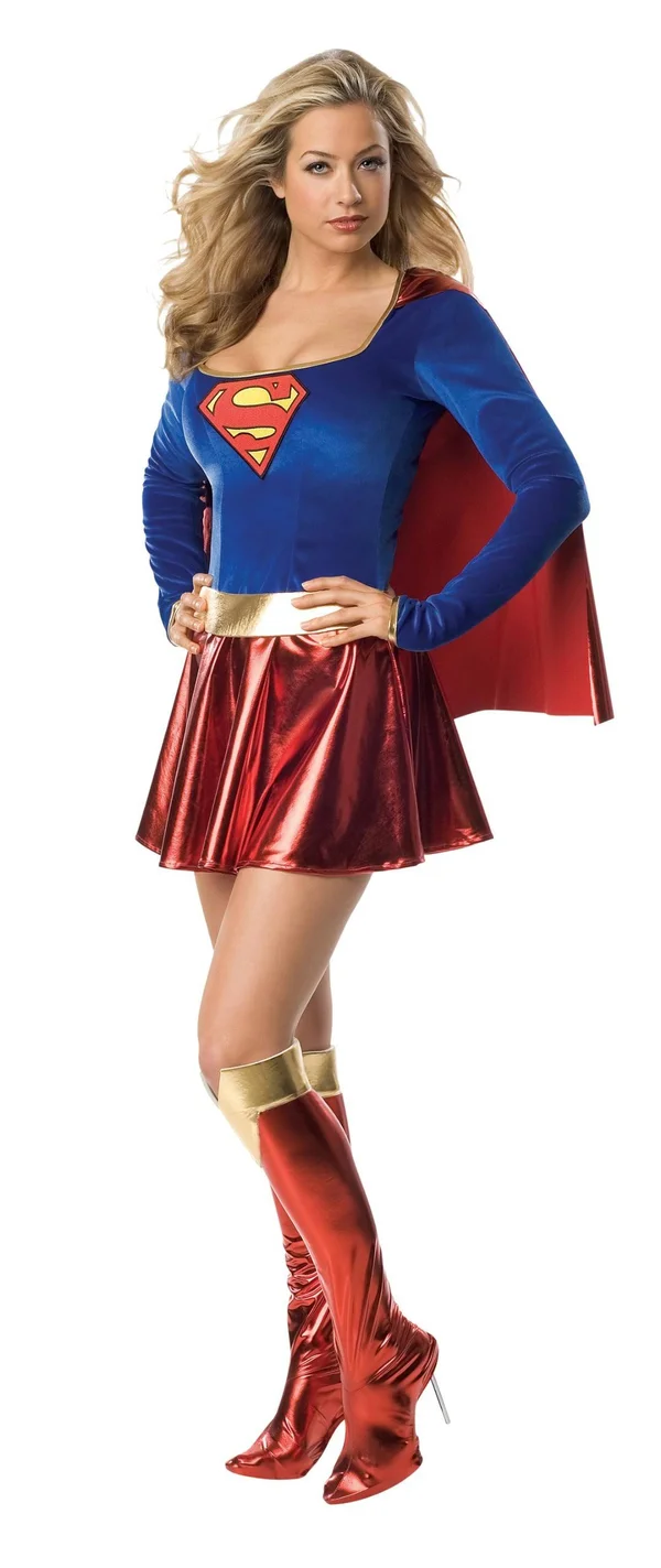Rubie&s Costume Women's Supergirl Costume, Red/Blue, Plus Size