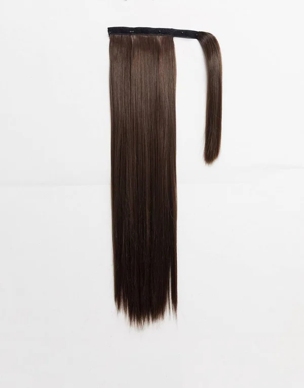 Lullabellz 26 inch Straight Wraparound Ponytail extension-Gold