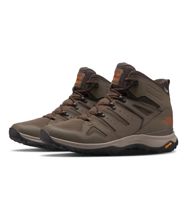 The North Face Hedgehog Fastpack II Mid Waterproof Hiking Boot - Men's Bipartisan Brown/Coffee Brown, 10.5