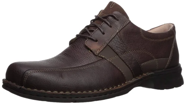 Clarks Men's Espace, Brown Oily Leather Size: 10.5 M