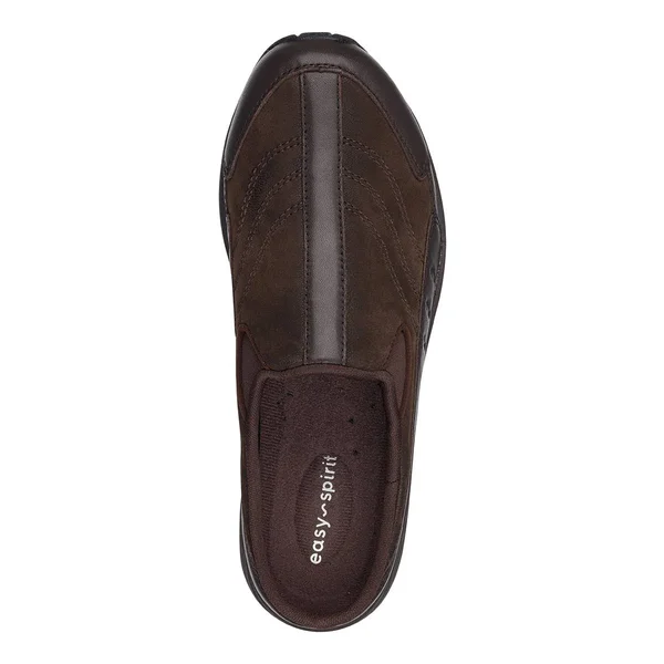 Women's Easy Spirit Traveltime Sneaker, Size 9.5 W - Brown