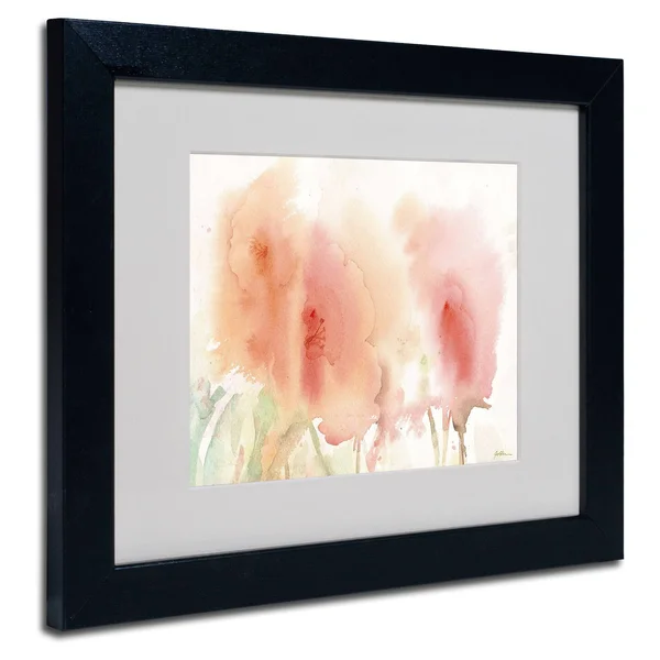 Trademark Fine Art Coral Composition Canvas Art by Sheila Golden, Wood Frame, Size: 16 x 20