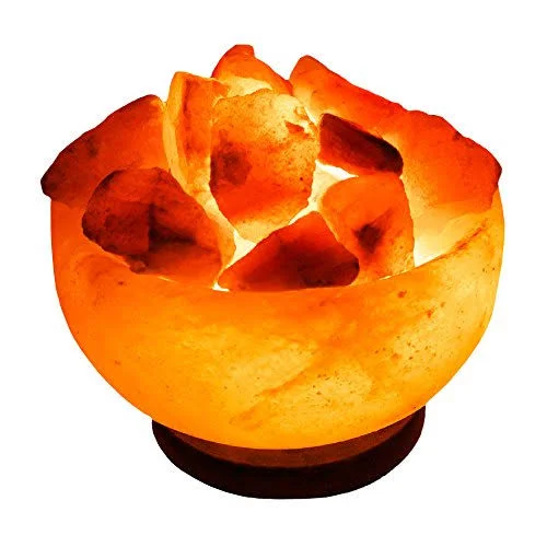 Evolution Salt Lamp - Himalayan Crystal, Fire Bowl