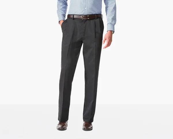 Dockers Comfort Khaki Stretch Relaxed Fit Pleated Men's : 30 32