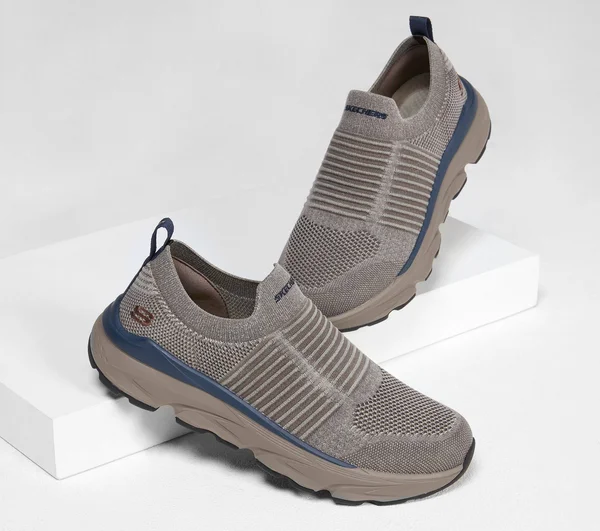 Skechers Men's Relaxed Fit Delmont Jenko Sneaker - Sand