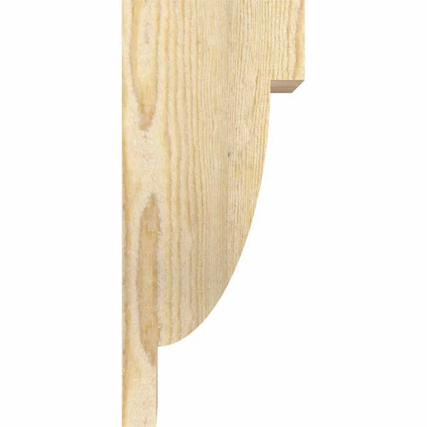 Ekena Millwork COR06X06X14ALP00RDF 6x22W x 6x22D x 14x22H Alpine Rough Sawn Corbel - Douglas Fir