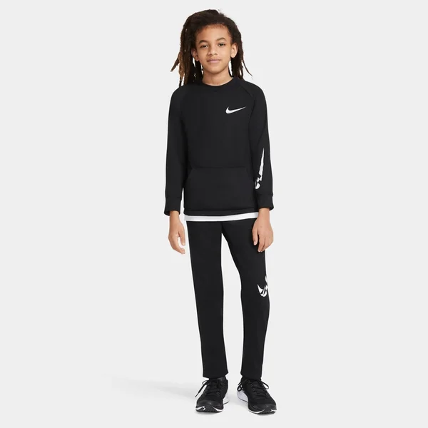 Nike Boys& Training Pants - Medium, Black