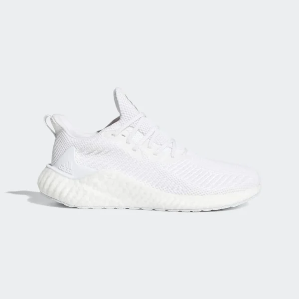 Adidas Alphaboost Shoes White 9.5 - Mens Running Shoes