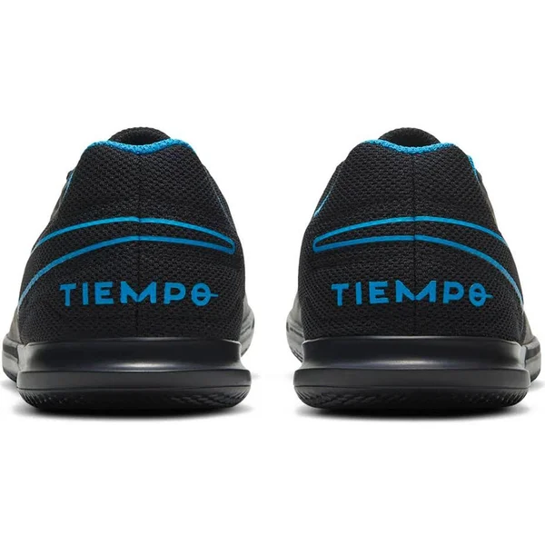 Nike Kids& Tiempo Legend 8 Club Indoor Soccer Shoes - Black