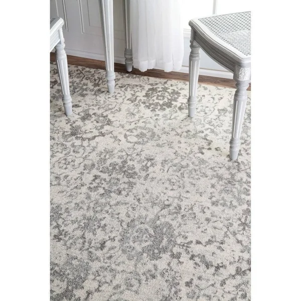 nuLOOM Floral Damask Rosemary Area Rug, 5& x 7& 5