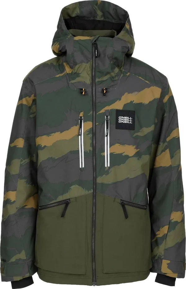 O&neill Jacket Textured Men - Green Aop - XL