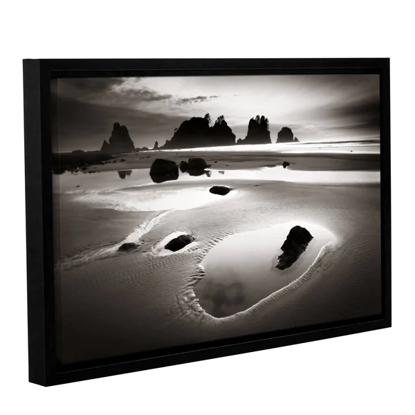 ArtWall Alan Majchrowicz's Point of Arches, Gallery Wrapped Floater-framed Canvas - Multi - 16x24