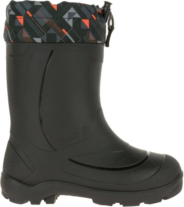 Kamik Kids& Snobuster 2 Insulated Waterproof Winter Boots, Black