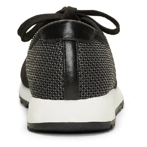 Aerosoles Women's in A Flash Sneaker, Black Fabric, Size 6.5