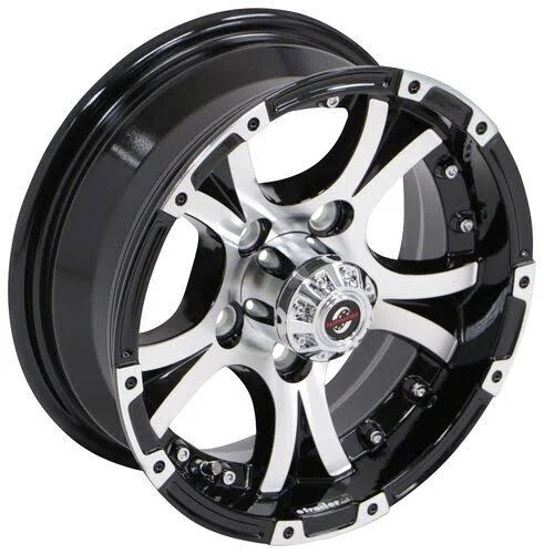 Taskmaster Aluminum Viking Series Valhalla Trailer Wheel - 13x22 x 5x22 - 5 on 4-1/2 - Silver Spoke AX02350545BMFL
