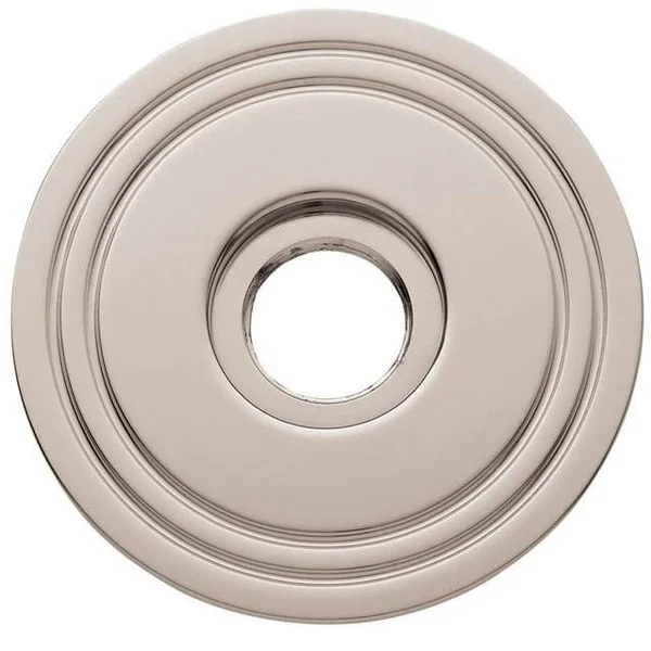 Baldwin Estate Rosette Passage Pair Satin Nickel 5047150