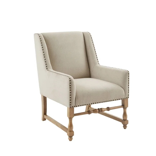 Martha Stewart Cream Belden Accent Chair