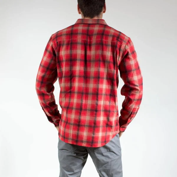 Mountain Khakis Men's Saloon Flannel Shirt - Large - Black Plaid