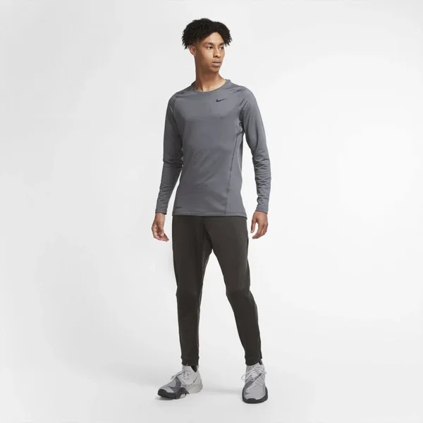 Nike Pro Warm Men's Long-Sleeve Top in Grey, Size: S Tall, CU6740-068