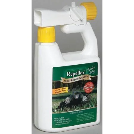 Repellex Mole/Gopher Repellent, Liquid, 32 oz - 10505