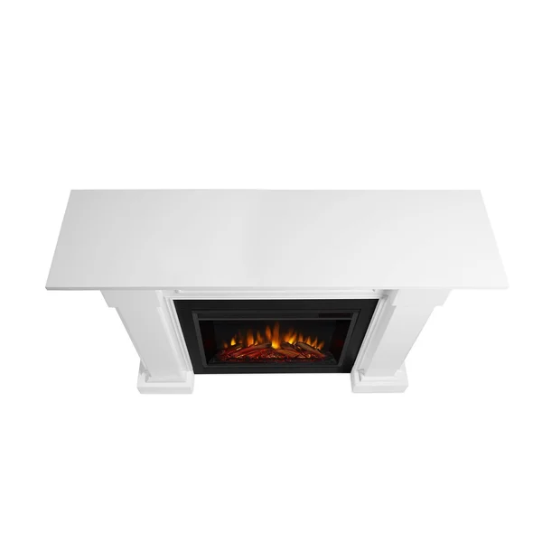 Real Flame 7910E Hillcrest Electric Fireplace, White