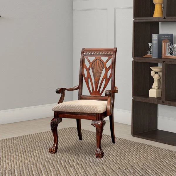 Petersburg I Cherry Arm Chair Set of 2