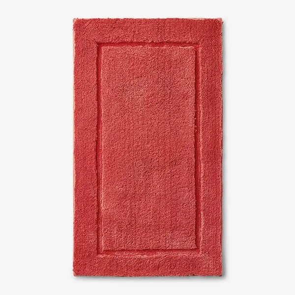 Legends Hotel Regal Cotton Bath Rug - Cayenne - Orange/Coral - Size 24x40, The Company Store