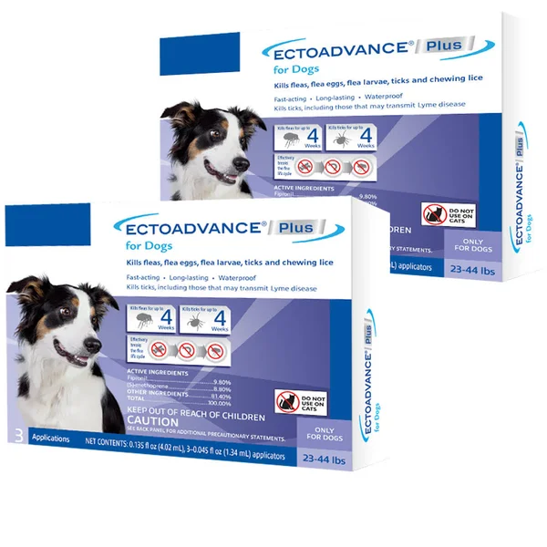 EctoAdvance Plus for Dogs 23-44 lbs (6 Doses)