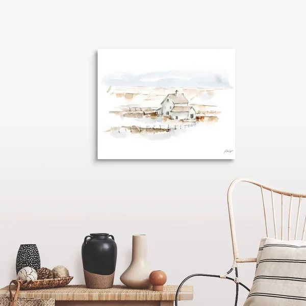 Neutral Farmhouse II, Canvas Wall Art, 30x24, Great Big Canvas