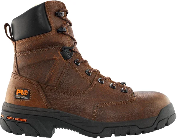 Timberland Pro Men's 8 in. Helix Composite Toe Waterproof Work Boot - Brown
