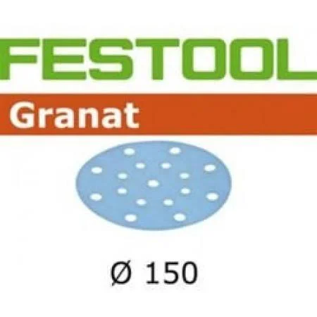 Festool Abrasive Granat 6x22 Dia - 320 Grit, 100 Pack 496985