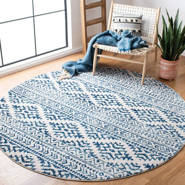Safavieh Tulum 200 TUL272B Rug 8& Round Rug