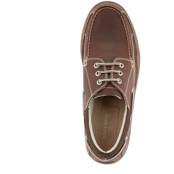 Dockers Men's Lakeport Boat Shoe Dark Tan - 9, M