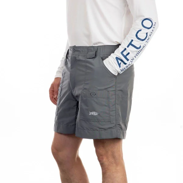 AFTCO Men's Original Long Fishing Shorts-black-30