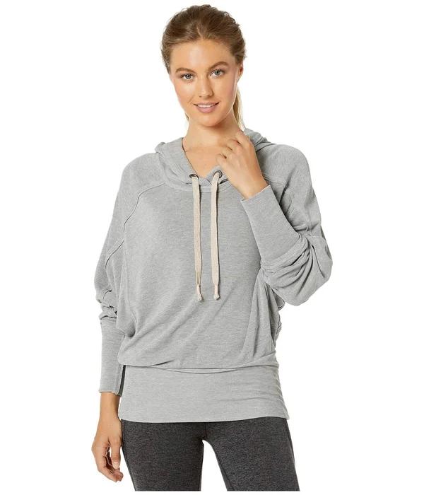 Free People Movement Ready Go Hoodie (GREYCOMBO, XS)