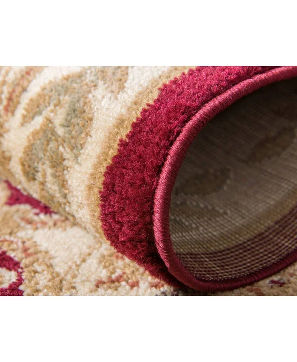 Unique Loom Leon Versailles Area Rug - 7& x 10& (Red)