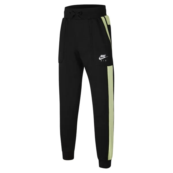 Nike Air Big Boys& Jogger Pants - Black, Size: Small, Fleece/Polyester/Cotton