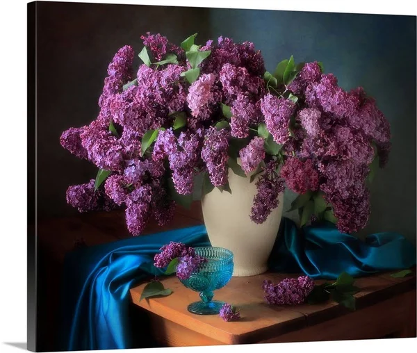 Still Life with Fragrant Lilac, Canvas Wall Art, 30x24, Great Big Canvas