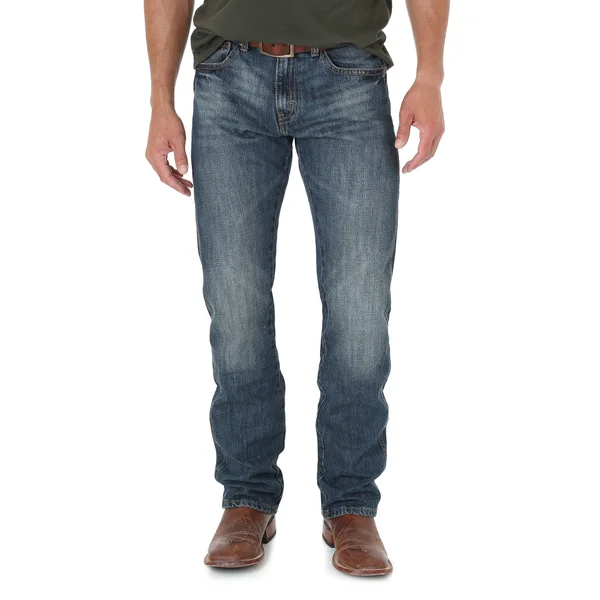 Wrangler Men's Retro Jeans Slim Straight (35x30 Dark Knight)