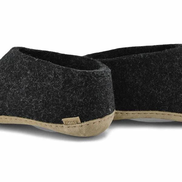 Glerups Shoe Slipper Charcoal, Men's 8.5-9 US, Women's 10 US M