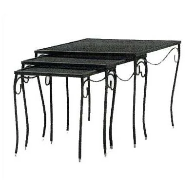 Woodard Briarwood Metal Side Table Finish: Twilight, Table Size: Medium