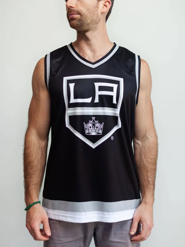 Los Angeles Kings Hockey Tank M - Black, Polyester