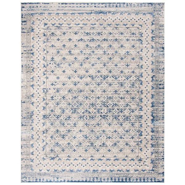 Safavieh Brentwood Gusta Traditional Oriental Rug - 5&3x22 x 7&6x22 - Red/Ivory