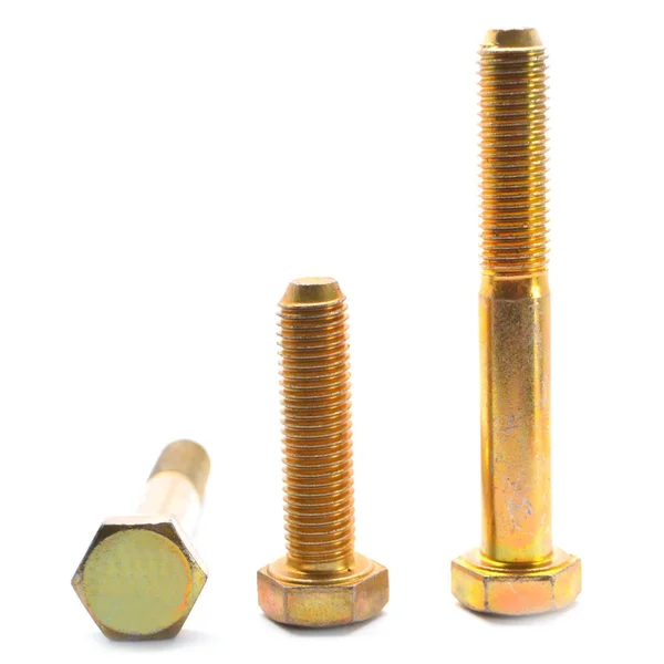 1-8 x 6 Coarse Thread Grade BD MS90728 Hex Cap Screw (Bolt) - USA Alloy Steel Yellow Zinc Plated