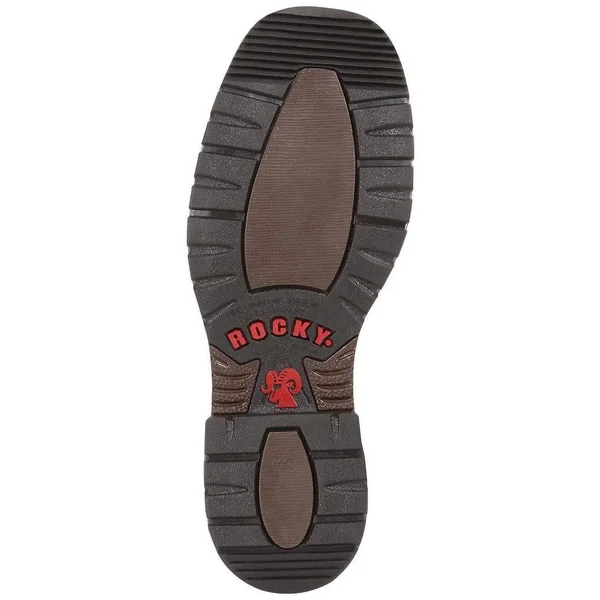 Rocky Men's 11 Western Saddle Original Ride Steel Toe Rkyw041 - Size: 7, Brown