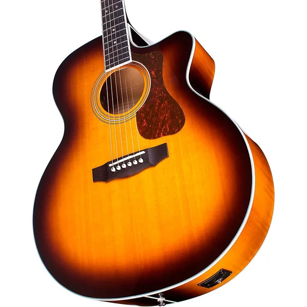 Guild F-250CE Deluxe, Acoustic-Electric Guitar - Antique Burst
